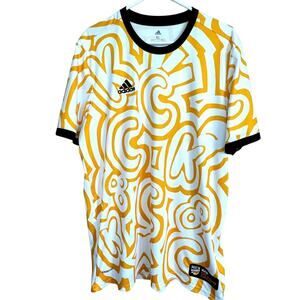 NWOT Adidas Kick Childhood Cancer Pre-Match AOP MLS Jersey Shirt Mens XL RARE